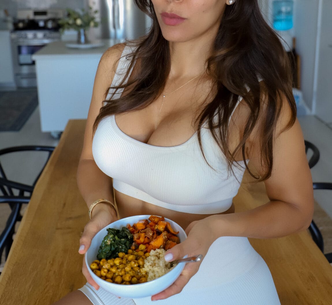 Vegan Sweet Potato and Chickpea Buddha Bowl Recipe