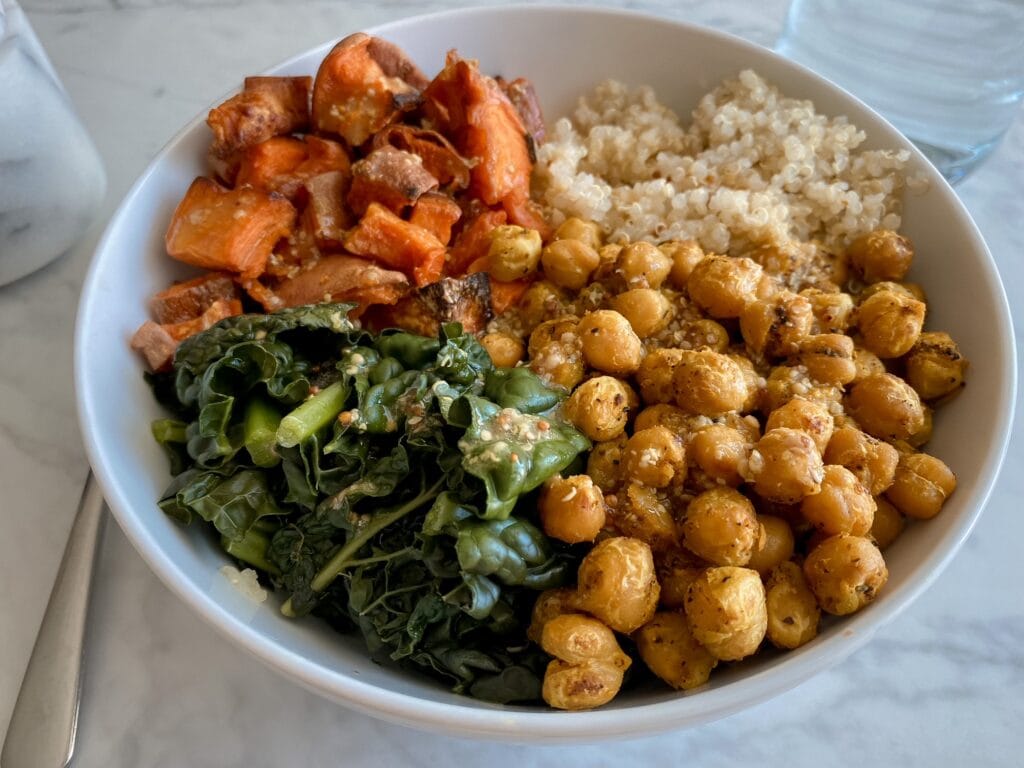 Vegan Sweet Potato and Chickpea Buddha Bowl Vegan Sweet Potato and Chickpea Buddha Bowl