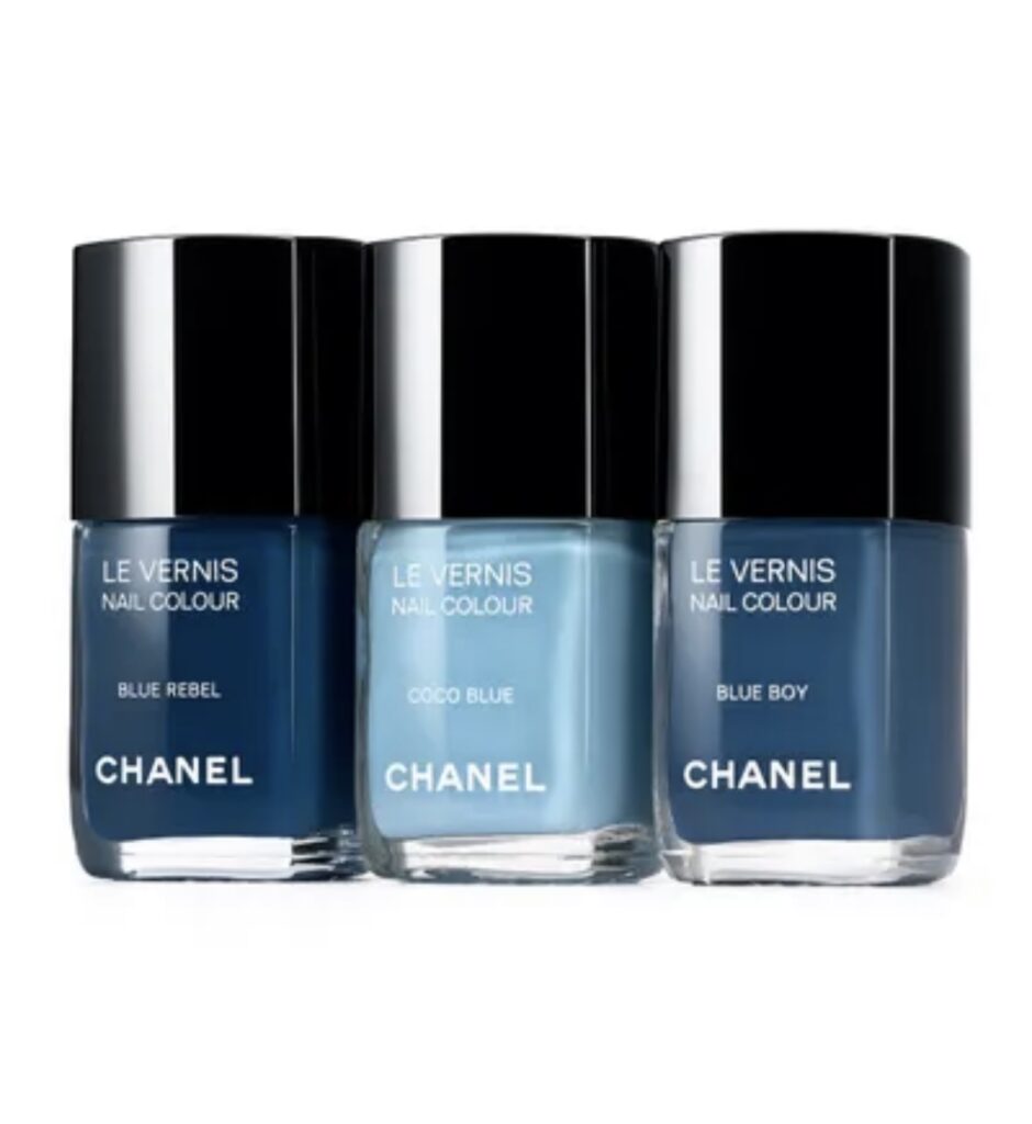 blue chanel nail polish - Nail colors that go with everything