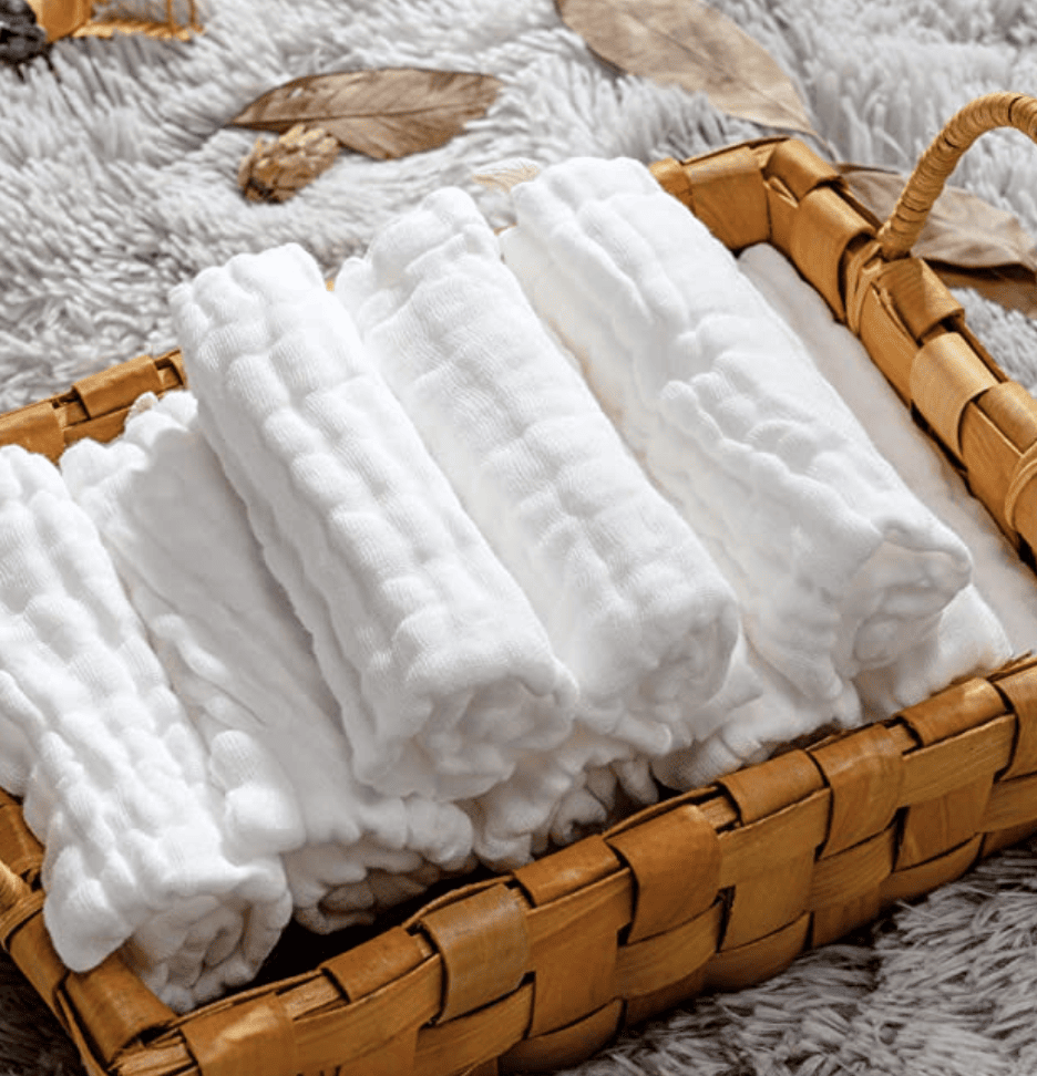 MUSLIN WASHCLOTHS MUSLIN WASHCLOTHS