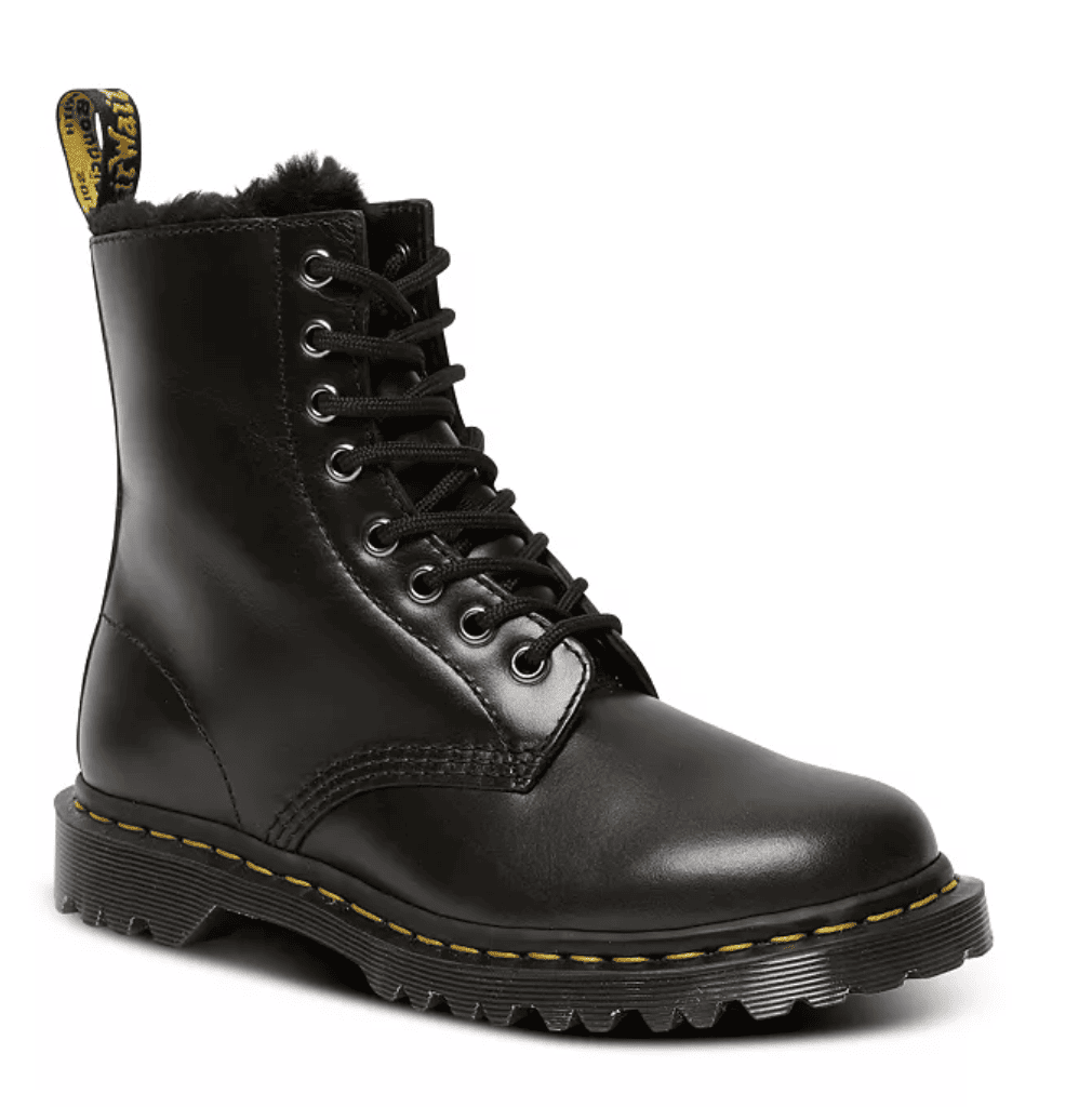 1460 Faux Fur Lined Combat Boots