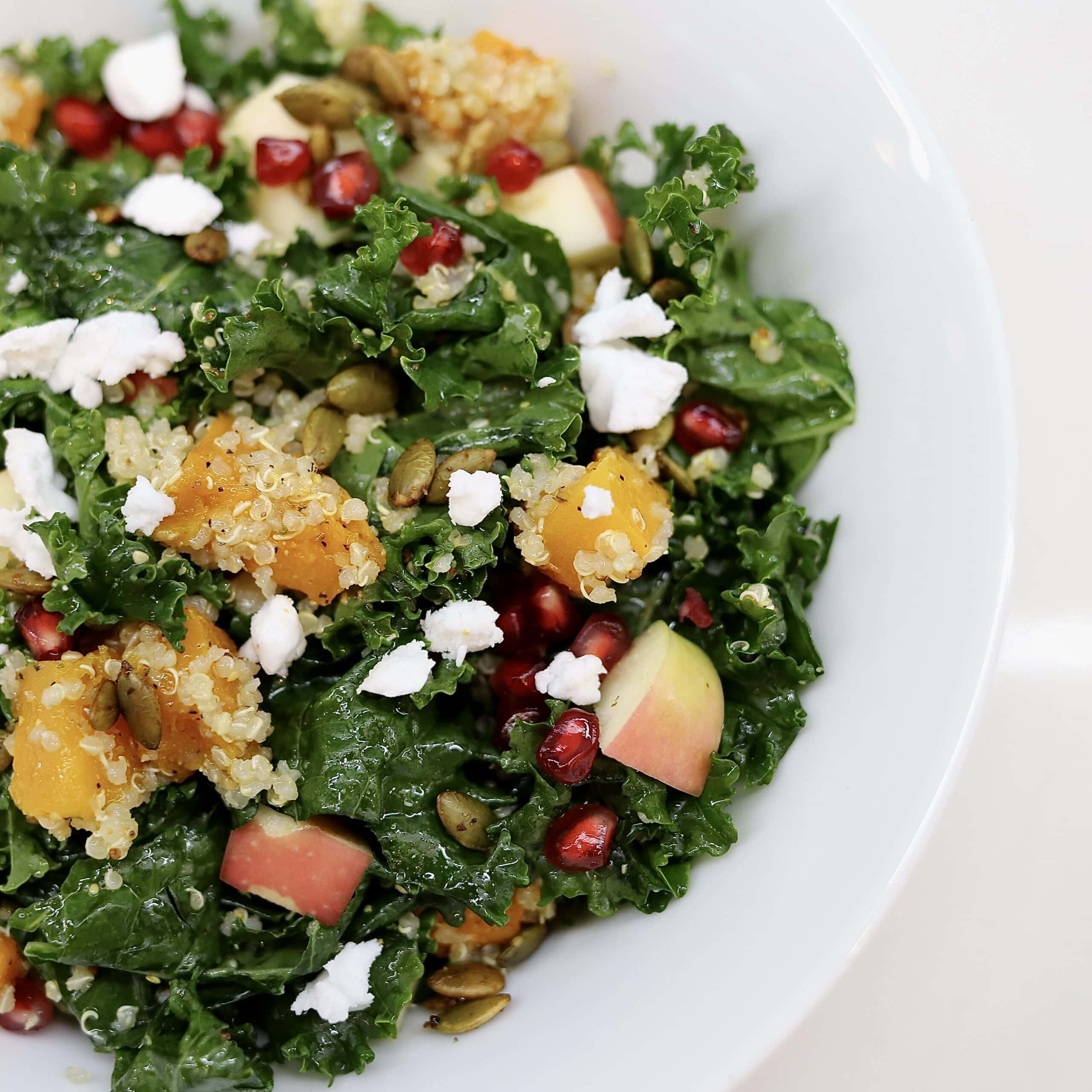 Fall Harvest Salad With Quinoa And Butternut Squash