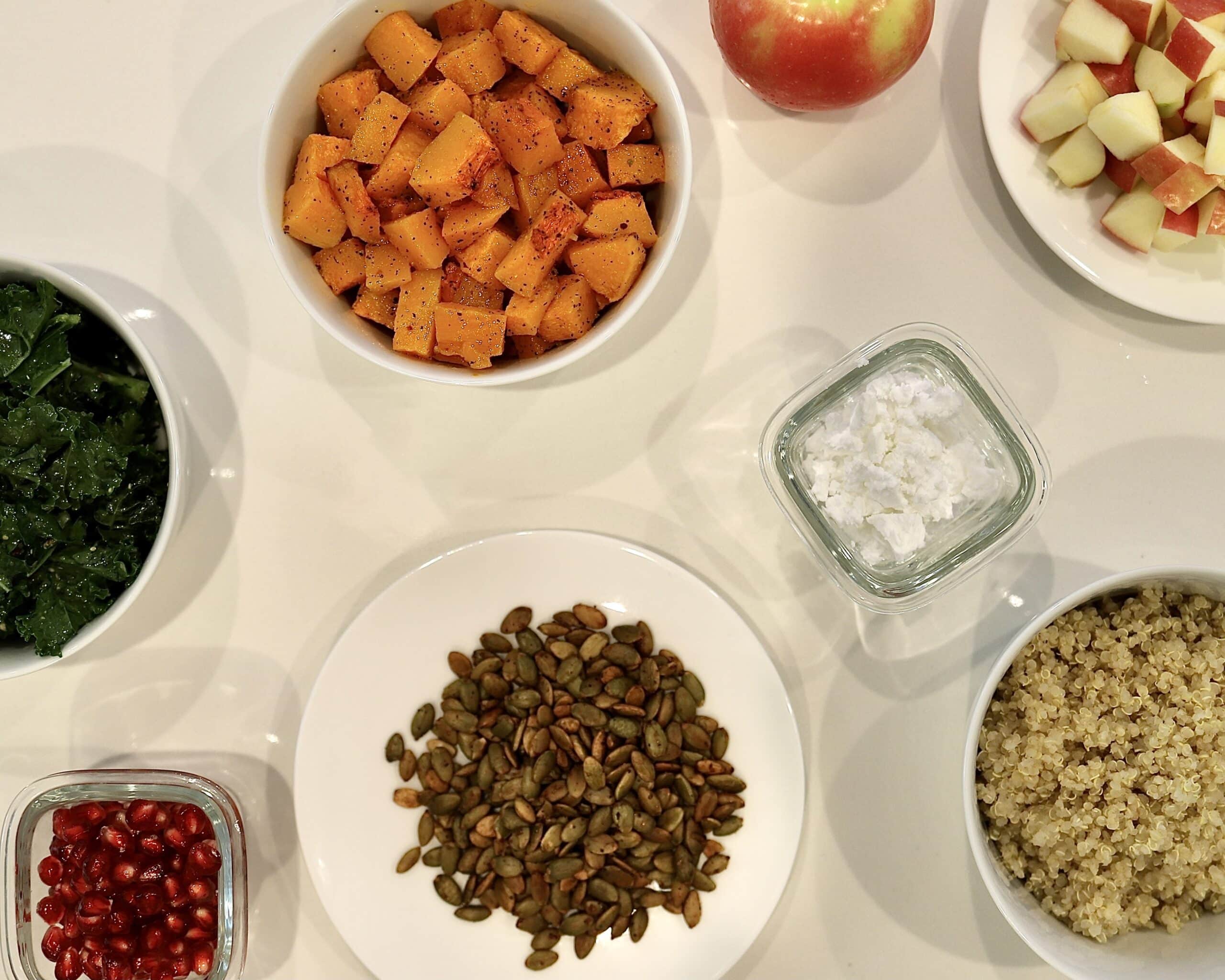 Fall Harvest Salad ingredients Fall Harvest Salad ingredients