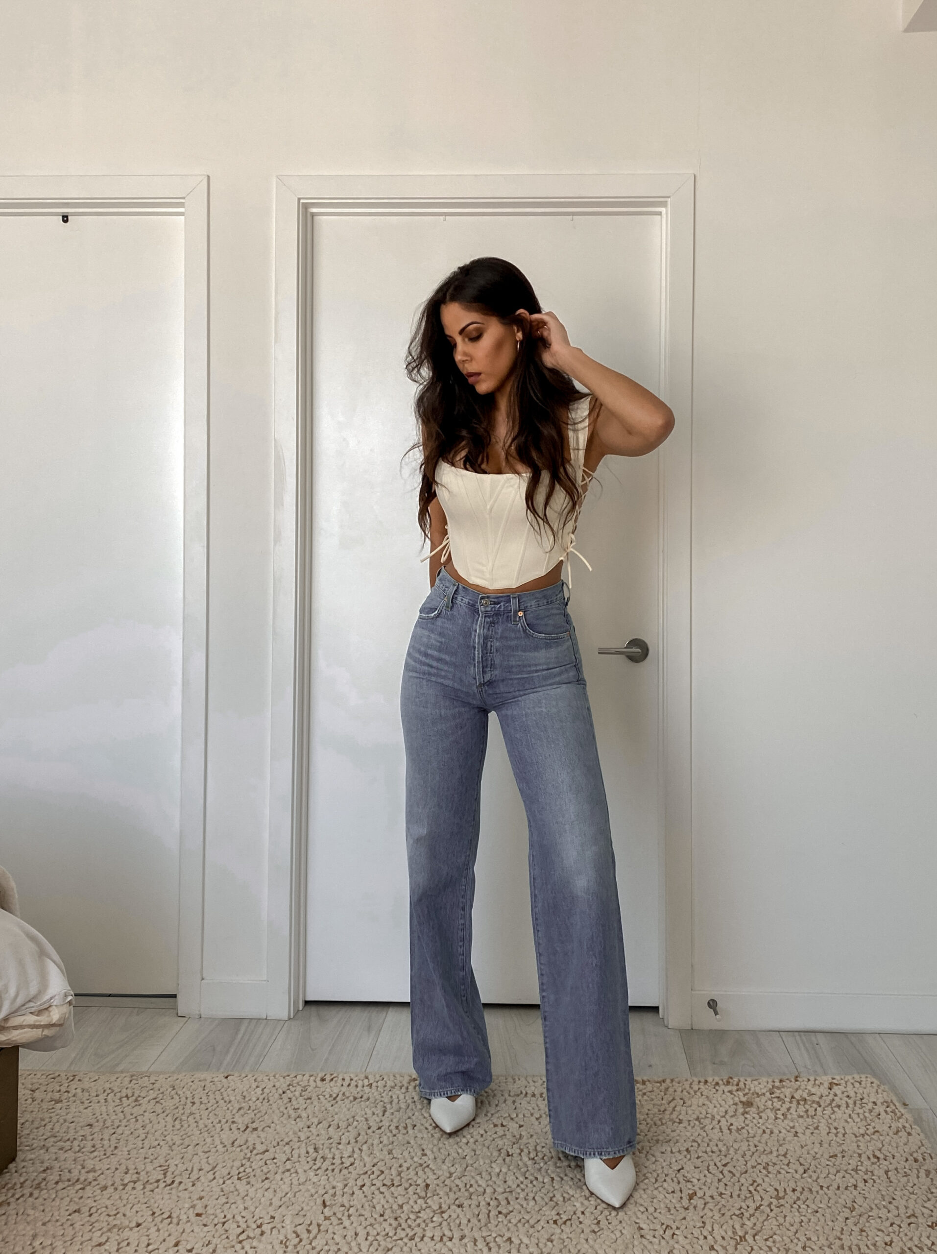 Corset Top And Jeans outfit