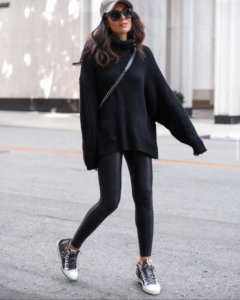 Oversized sweater winter outfit